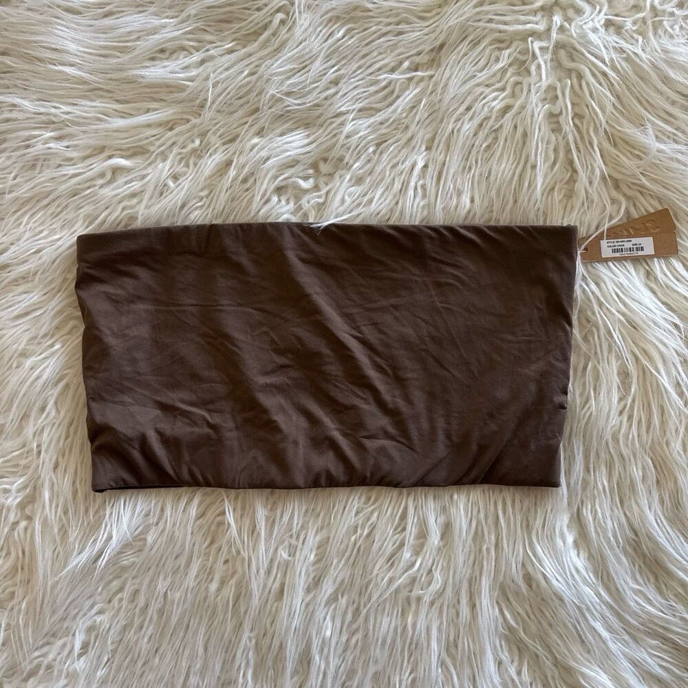 SKIMS Fits Everybody Brown Bandeau